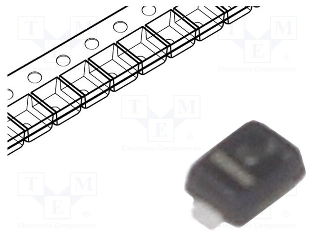 Diode: transil; 300mW; 7.8V; 15A; bidirectional; SOD923