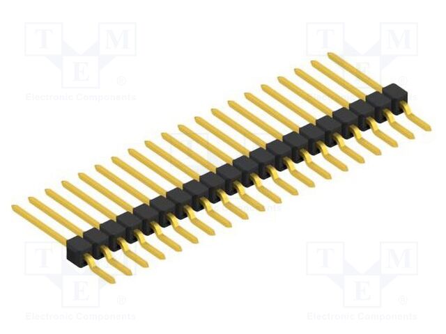 Connector: pin strips; pin header; male; PIN: 20; 2.54mm; SMT; 1x20
