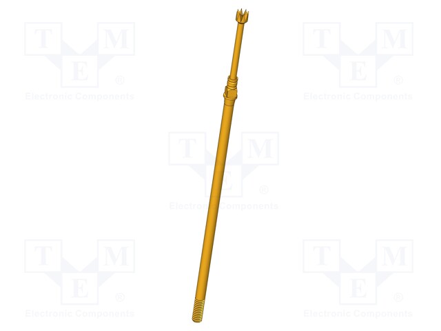 Needle-like test probe; Operational spring compression: 4.3mm