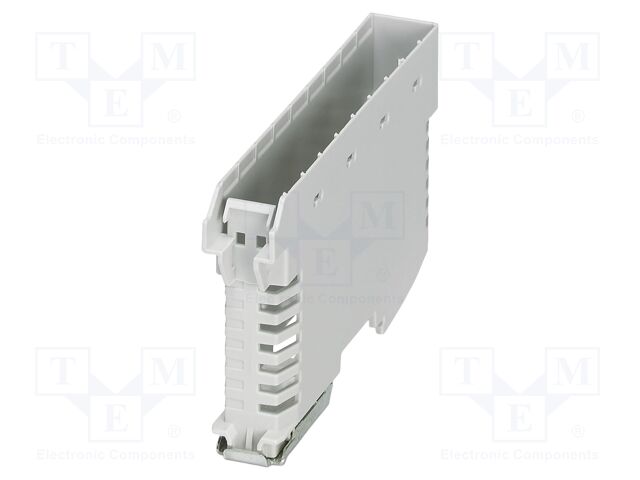 Enclosure base; with terminals; grey; UL94V-0; ME-IO 18,8