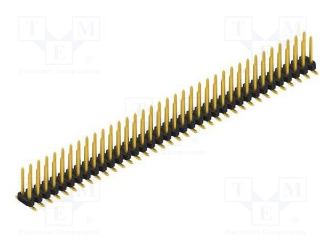 Connector: pin strips; pin header; male; PIN: 72; 2mm; SMT; 2x36