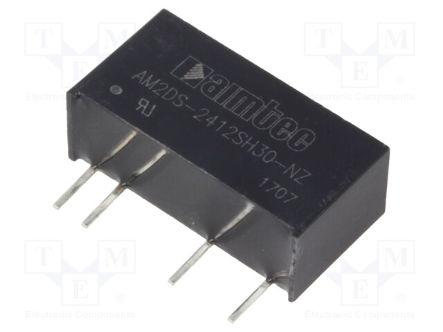 Converter: DC/DC; 2W; Uin: 21.6÷26.4V; 12VDC; Iout: 167mA; SIP7; 2.4g