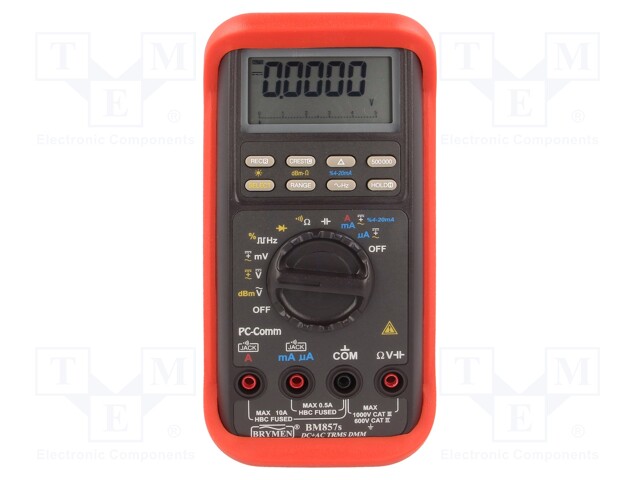 Digital multimeter; LCD (50000); Bargraph: 42segm.60x/s; 5x/s