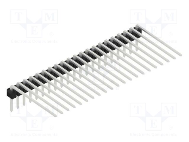 Connector: pin strips; pin header; male; PIN: 21; 2.54mm; THT; 1x21