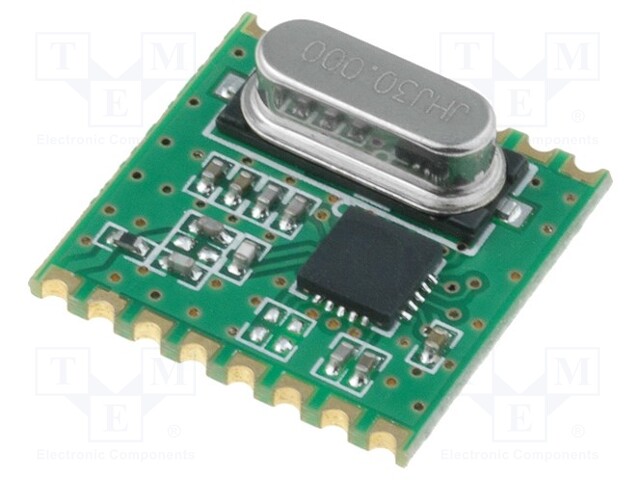Module: RF; FM receiver; FSK; 433.92MHz; SPI; -121dBm; 1.8÷3.6VDC