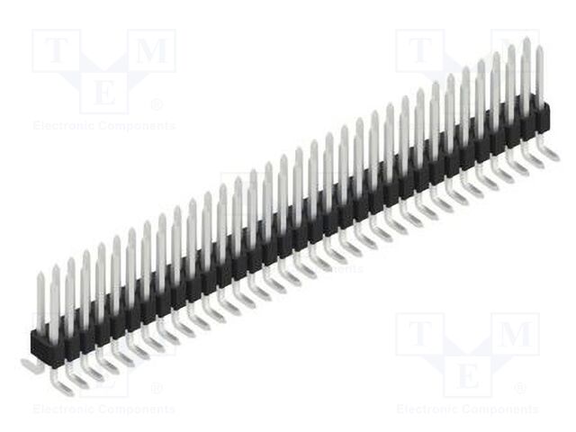 Connector: pin strips; pin header; male; PIN: 66; 1.27mm; SMT; 2x33