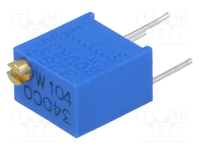 Potentiometer: mounting; multiturn; 2kΩ; 250mW; ±10%; linear