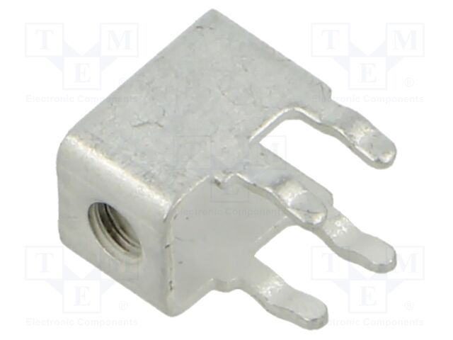 Terminal: screw terminal; THT,screw terminal; silver; Thread: M4