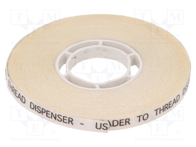 Tape: fixing; W: 6mm; L: 16.5m; D: 0.13mm