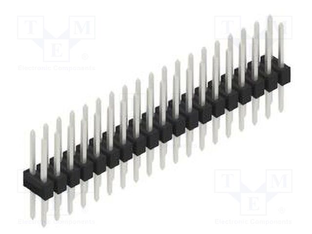 Connector: pin strips; pin header; male; PIN: 38; 2.54mm; THT; 2x19