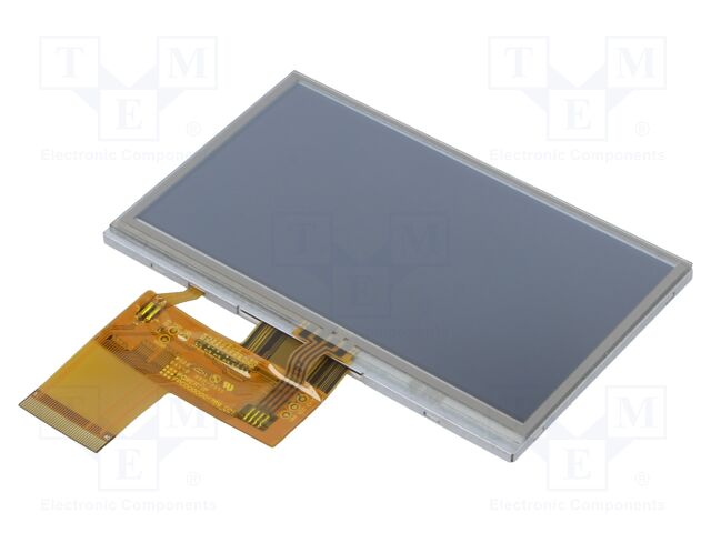 Display: TFT; 4.3"; 480x272; Illumin: LED; Dim: 105.4x67.15x4mm