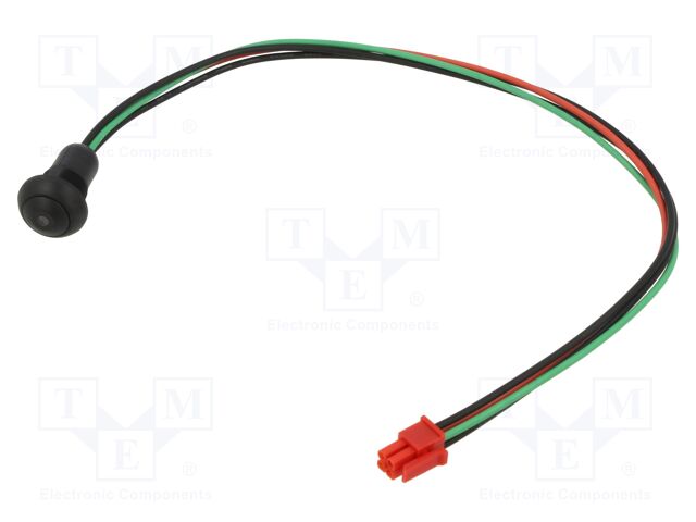 Switch: push-button; Pos: 2; SPST-NO; 0.125A/125VAC; 0.2A/50VDC