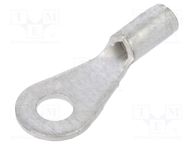 Ring terminal; M2; 0.1÷0.5mm2; crimped; for cable; non-insulated