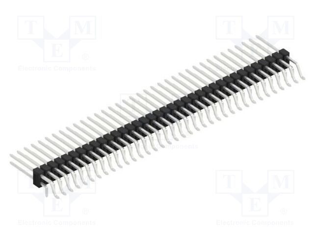 Connector: pin strips; pin header; male; PIN: 72; 2.54mm; SMT,THT