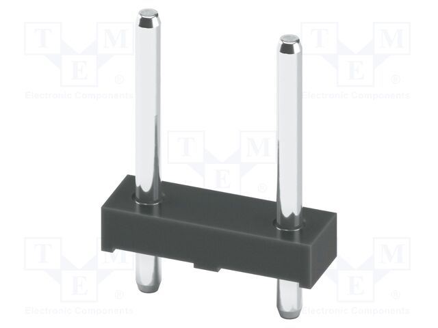 Pin strip, nominal cross section: 0.5 mm2, color: black, nom
