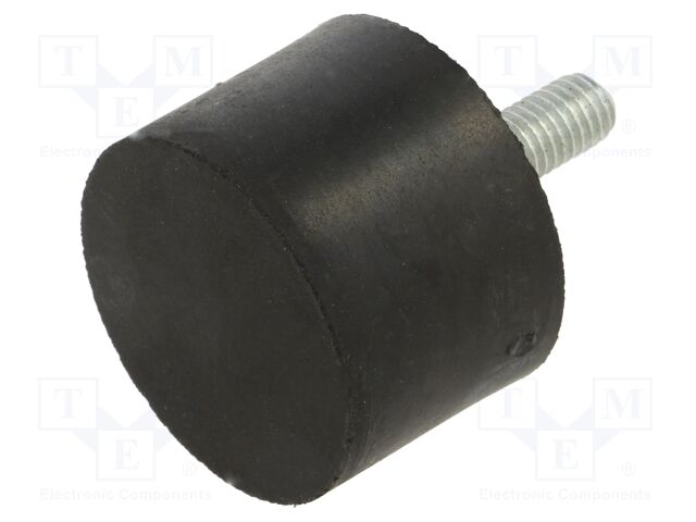 Vibroisolation foot; Foot material: rubber