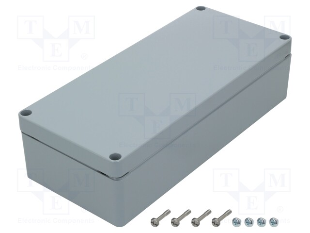 Enclosure: multipurpose; X: 160mm; Y: 360mm; Z: 90mm; EURONORD; grey