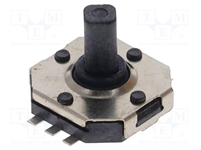 Navigation switch; Pos: 5; 0.05A/12VDC; SMT; 7.7x7.4x2.8mm; JS1400