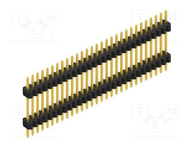 Connector: pin strips; pin header; male; PIN: 29; 1.27mm; THT; 1x29