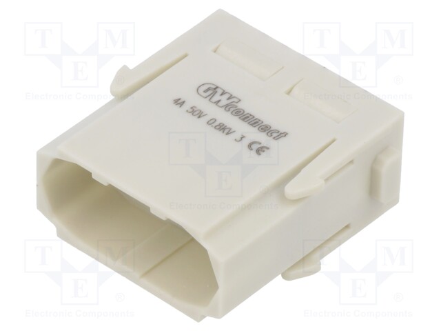 Connector: HDC; module; male; PIN: 25; w/o contacts; polycarbonate