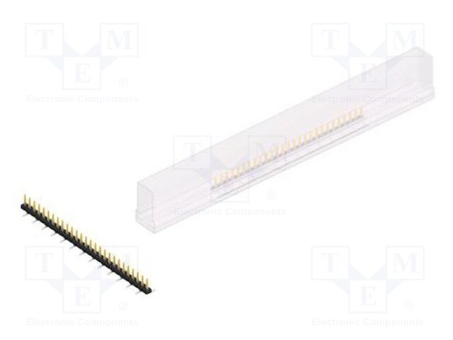 Connector: pin strips; pin header; male; PIN: 27; 2mm; SMT; 1x27