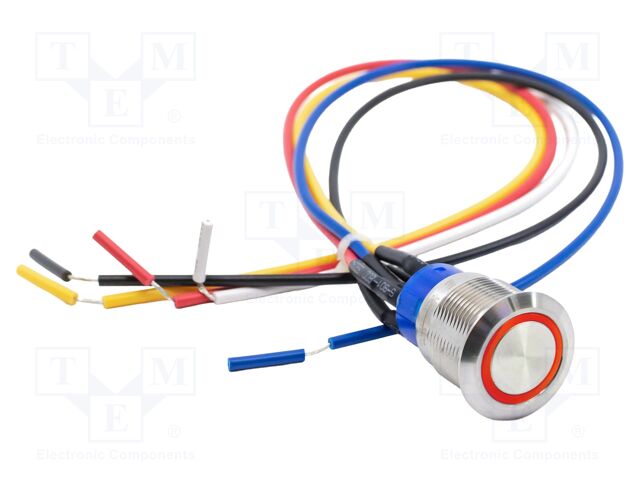 Switch: vandal resistant; SPDT; 3A/250VAC; IP67; ON-(ON); 12V; ULV4