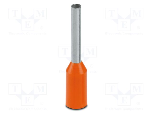 Tip: bootlace ferrule; insulated; copper; 0.5mm2; Bit len: 8mm