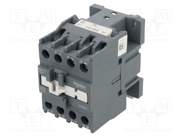 Contactor: 3-pole; NO x3; Auxiliary contacts: NO; 110VAC; 38A; 690V