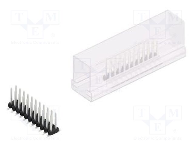 Connector: pin strips; pin header; male; PIN: 22; 2mm; SMT; 2x11