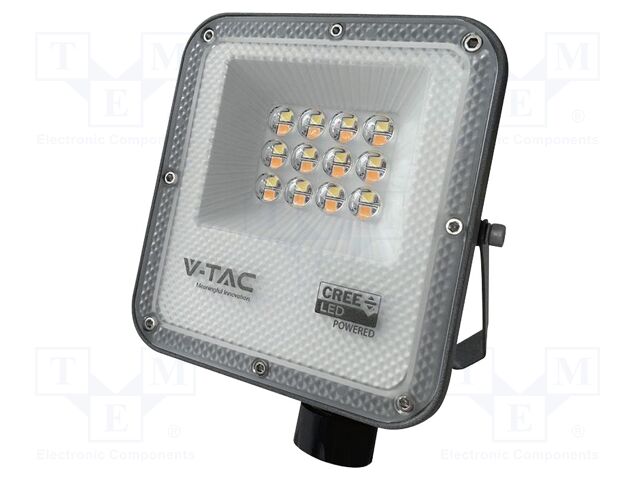 Lamp: LED flood light; 10W; 230VAC; 90°; 3000K,4000K,6500K; 50000h