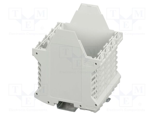 Enclosure base; with terminals; grey; UL94V-0; ME 90; X: 107.3mm
