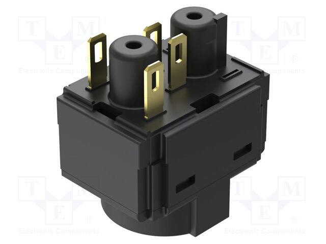 Contact block; 61; -25÷55°C; Leads: connectors; Contacts: NC; 5A