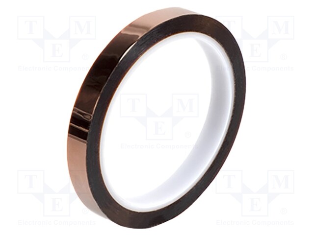 Tape: high temperature resistant; Thk: 0.07mm; W: 12mm; L: 33m; ESD