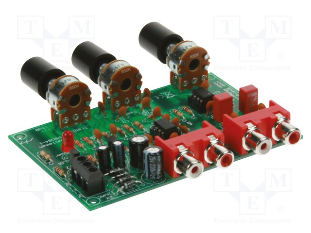 Circuit; sound tone regulator; 12/12VAC