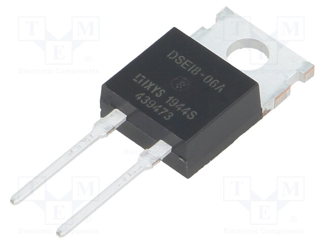 Diode: rectifying; THT; 600V; 8A; Package: tube; TO220AC; 35ns; 50W