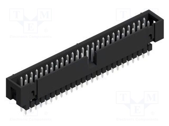 Connector: pin strips; pin header; male; PIN: 50; 2.54mm; THT; 2x25