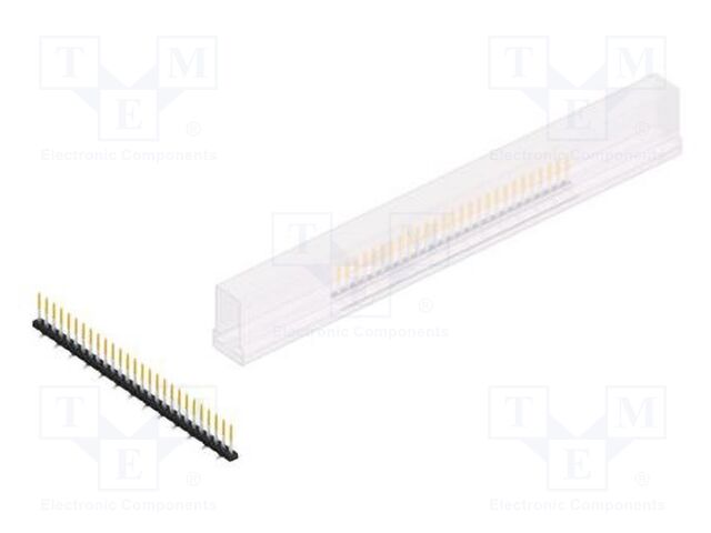 Connector: pin strips; pin header; male; PIN: 27; 2mm; SMT; 1x27