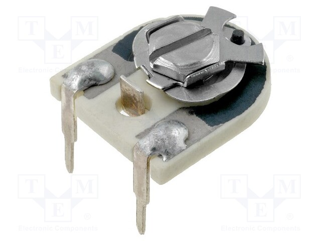Potentiometer: mounting; single turn,horizontal; 330Ω; 1W; ±20%