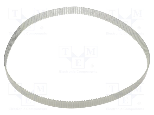 Timing belt; T2.5; W: 12mm; H: 1.3mm; Lw: 500mm; Tooth height: 0.7mm