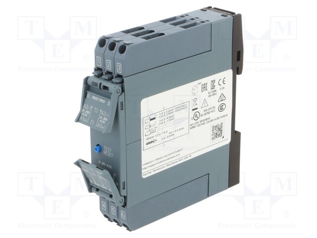 MOTOR PROTECTION RELAY, DPDT, 3A, 240V
