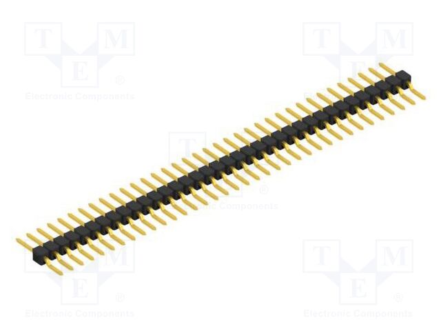 Connector: pin strips; pin header; male; PIN: 36; 2.54mm; SMT; 1x36