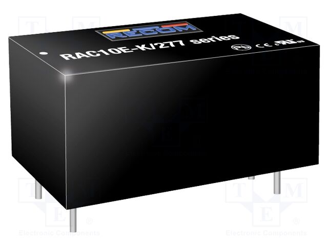 Converter: AC/DC; 10W; 85÷305VAC; 3.3VDC; Iout: 2500mA; 76%; PCB