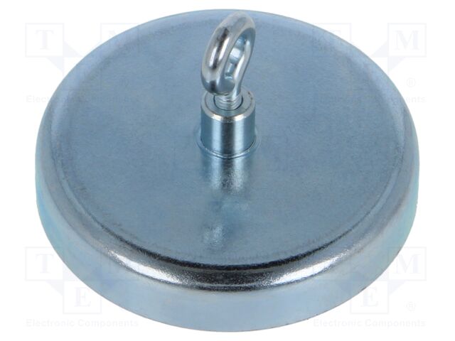 Magnet: permanent; hard ferrite; 280N; 57mm; with eyelet