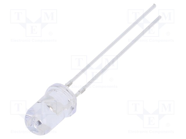 LED; UV; 30°; 20mA; P: 225mW; 380-390nm; THT; 12VDC