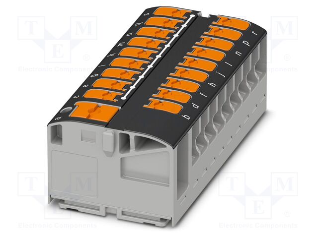 Splice terminal: rail; 24A; 450V; push-in; PA; L: 21.7mm; 0.14÷4mm2