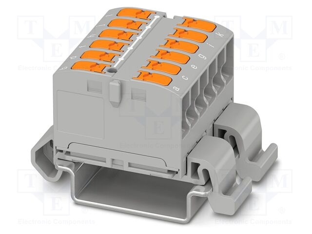 Splice terminal: rail; 24A; 690V; push-in; PA; L: 29.2mm; 0.14÷4mm2