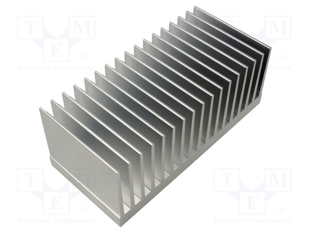 Heatsink: extruded; grilled; aluminium; L: 100mm; W: 216mm; H: 83mm