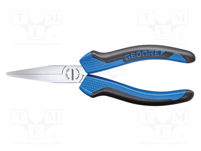 Pliers; universal; ergonomic two-component handles; 160mm; steel