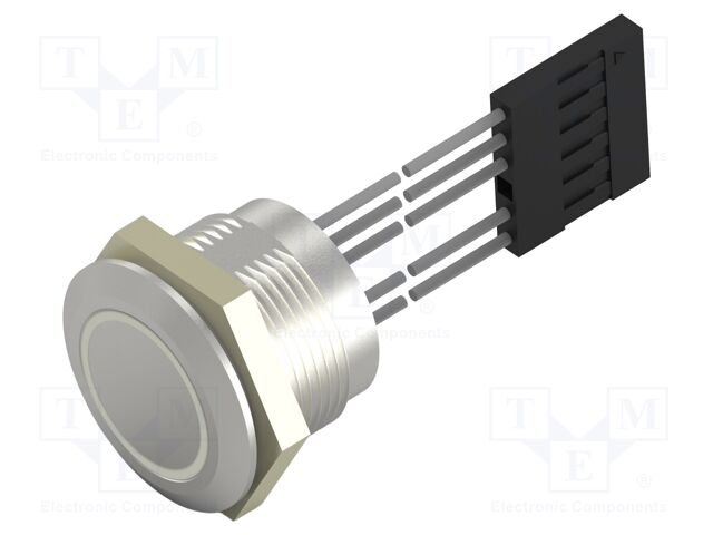 Switch: capacitive; Pos: 2; SPST; 1A/24VDC; IP68; OFF-ON; Ø19.2mm