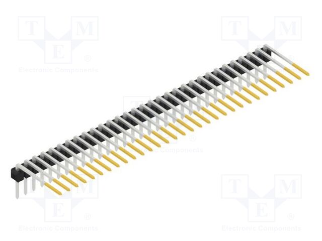 Connector: pin strips; pin header; male; PIN: 31; 2.54mm; THT; 1x31